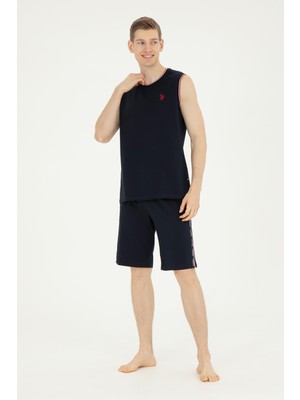 U.S. Polo Assn. Erkek Lacivert Pijama Takım 50291694-VR033