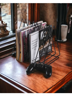 Uyan Ev Ürünleri Masa Üstü Dergilik Kitaplık Çalışma Odası Dekor