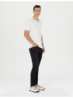 Pierre Cardin Erkek Siyah Slim Fit Jean Pantolon 50280556-VR046