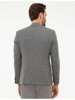 Pierre Cardin Erkek Gri Ex. Slim Fit Ceket 50220031-VR024