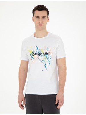 Pierre Cardin Erkek Beyaz Slim Fit Tişört 50280969-VR013