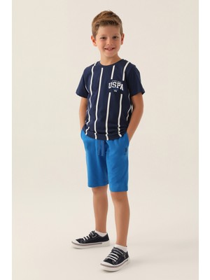 U.S. Polo Assn. Erkek Çocuk Koyu Lacivert Pijama Takım 50291607-VR100