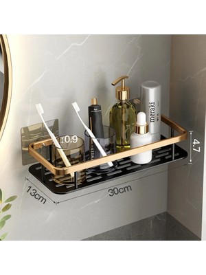 Mingjin Shop2 Standart Kare 1 Stili Sondaj Olmadan Banyo Rafları Paslanmaz Alüminyum Duş Duvar Rafı Şampuan Havlu Tutucu Banyo Organizatör Aksesuarları Seti (Yurt Dışından)