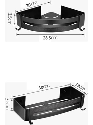 Mingjin Shop2 GJ12-ÜÇGEN-1 Katman Stili Üçgen Havlu Duş Depolama Rafı Siyah Köşe Rafları Duvara Monte Alüminyum Şampuan Tutucu Hiçbir Matkap Banyo Raf Organizatör (Yurt Dışından)