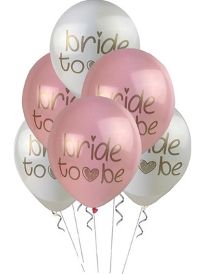 Dizayn Parti Evi Bride To Be Pastel Balon 5'li