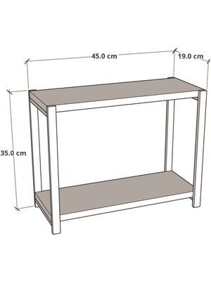 Furnature Design Banyo Düzenleyici 2 Raflı Metal Masa Üstü Organizer - Beyaz