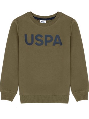 U.S. Polo Assn. Erkek Çocuk Haki Sweatshirt 50276002-VR027