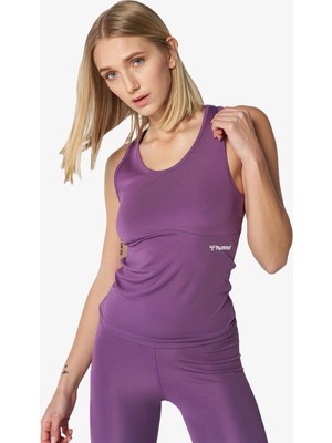 Hummel Hmlt-Mt Active Top Kadın Mor T-Shirt 911761-3607