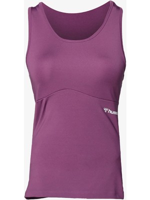 Hummel Hmlt-Mt Active Top Kadın Mor T-Shirt 911761-3607