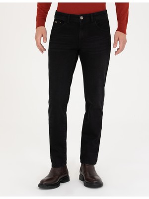 Pierre Cardin Erkek Siyah Straight Fit Jean Pantolon 50278198-VR046