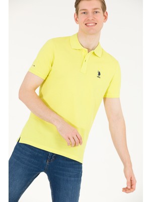 U.S. Polo Assn. Erkek Citron Tişört Basic 50266337-VR168