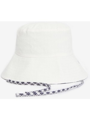 Barbour Kilburn Reversible Bucket Şapka WH11 White