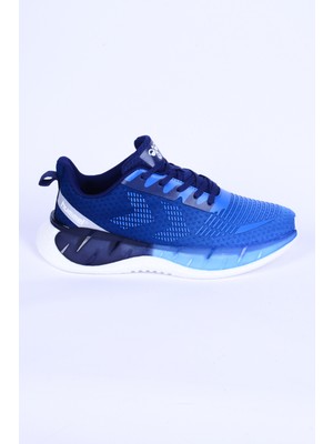 Hummel 900483 Bolt Fileli Faylon Taban Renk Geçişli Esnek Rahat Taban Mavi Günlük Erkek Spor Ayakkabı