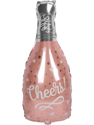 Kidspartim Cheers Şampanya Şişe Folyo Balon 100X48CM