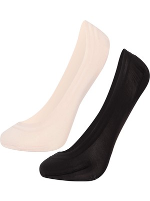 DeFacto Kadın Lazer Kesim 2'li Microfiber Babet Çorap B6059AXNS