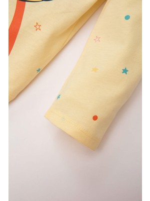 DeFacto Kız Bebek Disney Winnie The Pooh Uzun Kollu Penye Pijama Takımı C0412A524SP