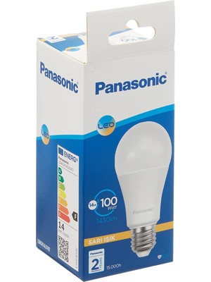 Panasonic 14W 2700K Sarı Işık LED Ampul 2'li Paket