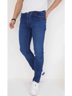 Kaizer Denim Vikings Jeans Lacivert Kot Pantolon