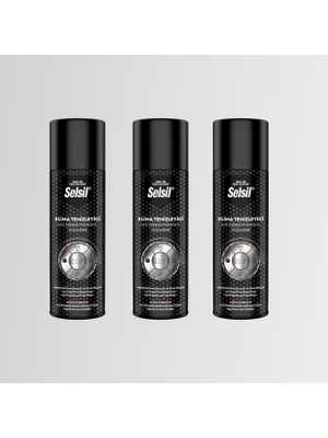 Selsil Arabalar Için Klima Temizleyici Sprey Üçlü Set - Sigara ve Kötü Koku Giderici 150 ml
