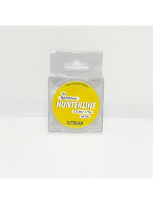 HUNTERLINE GOLD FLUOROCARBON 0.21 MM 30M