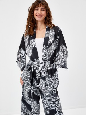 Faik Sönmez Soyut Desen Kimono 68493