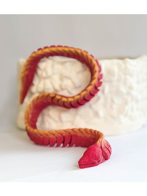 Yılan Balığı Figürü - Oynar Eklemli - Eddie Eel - Bioplastik