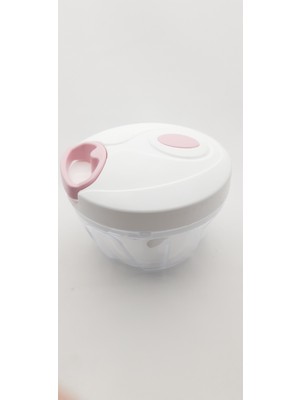 Be Beauty Beyaz Renk Çekmeli Paslanmaz 3 Çelik Bıçaklı El Rondosu 0,5 Lt Kapasite Model 4