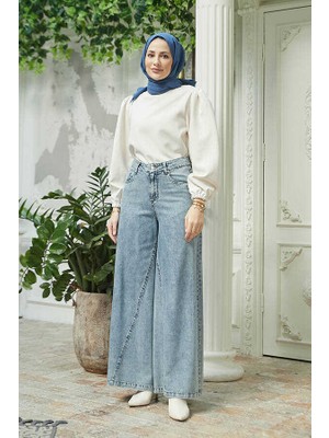 Neways 1162-DENIM Pantolon Etek Mavi