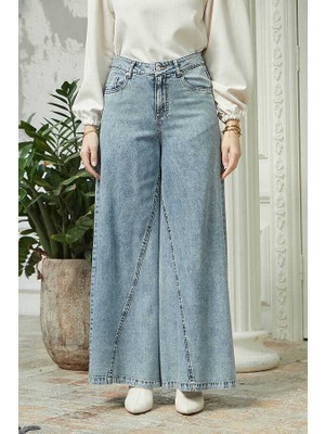 Neways 1162-DENIM Pantolon Etek Mavi