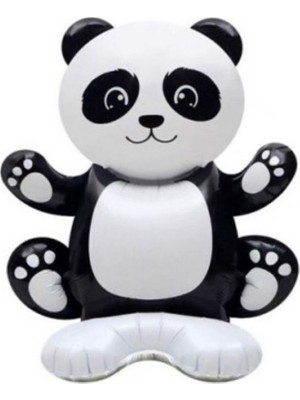 Parti Sürprizi Ayaklı Panda Şekilli Folyo Balon 1 Adet