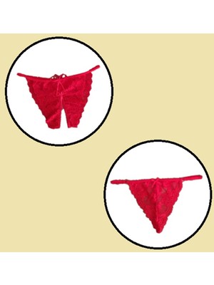 COOQPOO 2 Li Paket Dantel Külot