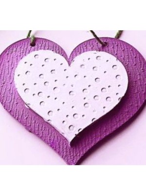 Morlalem Askı Pano Kalp Silikon Kalıp K-589, Kokulu Taş Sabun Alçı Mum Kalıbı