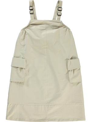 Civil Girls Kız Çocuk Elbise 10-13 Yaş Bej