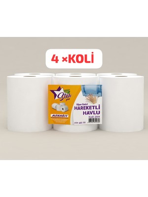 Gold Arrow APEX Hareketli Havlu 21 cm 6 Rulo %100 Selüloz   6*4=24 Rulo