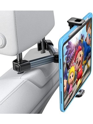 Neler Geldi Neler Tüm Araçlar Ile Uyumlu Ayarlanabilir Koltuk Arkası Tablet Tutucu ve Telefon Tutucu, Tablet Tutucu