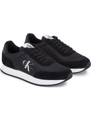 Calvin Klein Retro Runner Low Lace Ny Siyah Kadın Sneaker