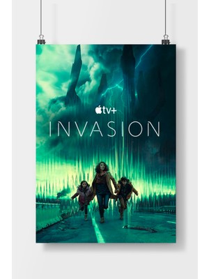 Poster City Invasion Dizi  Poster Çerçevesiz Parlak Kağıt