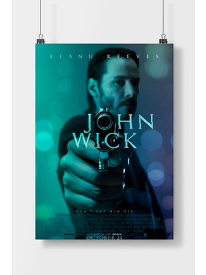 Poster City John Wick 1 Film  Poster Çerçevesiz Parlak Kağıt