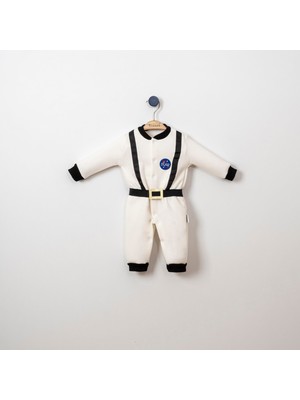 Necix's Nasa Astronot Temalı Kolej Yaka Polarlı Tulum