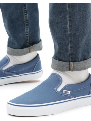 Vans Mavi Erkek Yürüyüş Ayakkabısı VN0005WWDSB1-UY Classic Slip-On