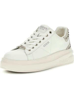 Guess Beyaz - Gümüş Kadın Sneaker FLPVIBLEP12WHISI