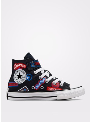 Converse Siyah Erkek Çocuk Yürüyüş Ayakkabısı A06356C.001-CHUCK Taylor All Star