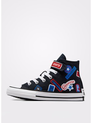 Converse Siyah Erkek Çocuk Yürüyüş Ayakkabısı A06356C.001-CHUCK Taylor All Star