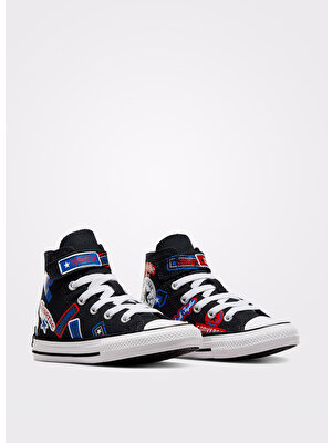 Converse Siyah Erkek Çocuk Yürüyüş Ayakkabısı A06356C.001-CHUCK Taylor All Star