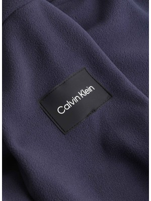 Calvin Klein Kapüşon Yaka Mavi Erkek Sweatshırt K10K112729CHW