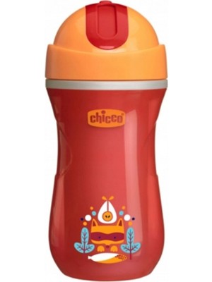 Chicco Sport Cup Isı Yalıtımlı Spor Bardak 266 ml - Pipetli
