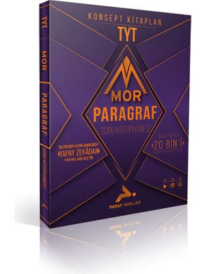Paraf Yayınları Paraf Tyt Mor Paragraf Soru Kütüphanesi