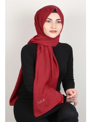 Eşarppark Ipekli Lilyum Şal 2559-6 Kırmızı