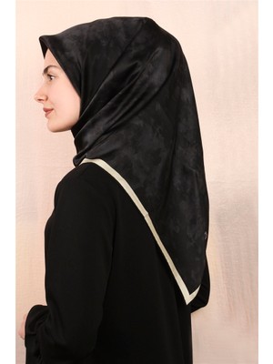 Aker Düz Ipek Eşarp 7208701-312 Siyah