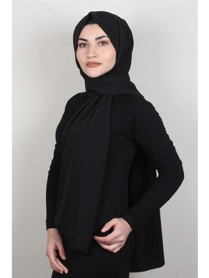 Eşarppark Medine Ipeği Şal 1366-20 Siyah